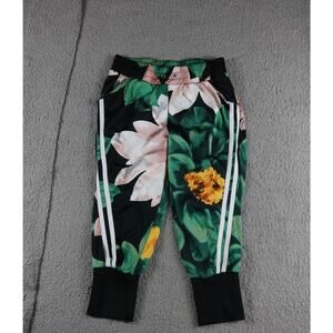 Pinko Pants Womens Small Floral Joggers Pull On Side Stripes